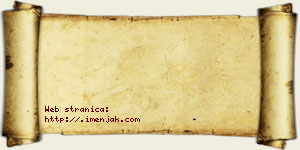 Angelina Jakupi vizit kartica